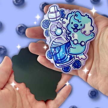 Blueberry Puppy Soda ~ Magnet