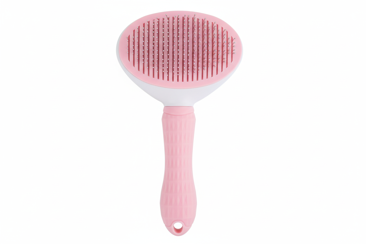 Self-Cleaning Pet Grooming Comb