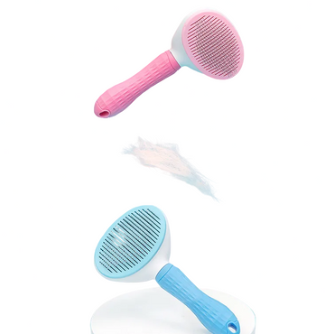 Self-Cleaning Pet Grooming Comb