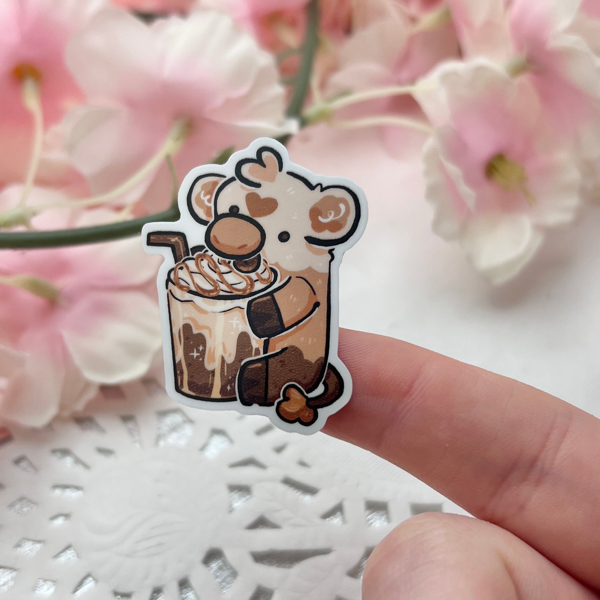 Coffee Cows ~ Sticker Sheet