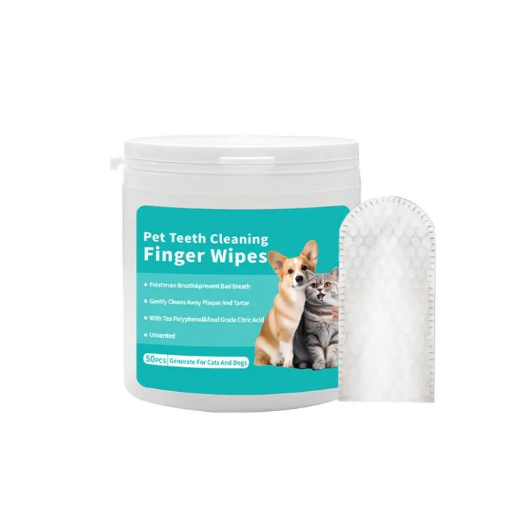 Pet Ear Cleaning Wipes | Finger Stall Design for Dogs & Cats