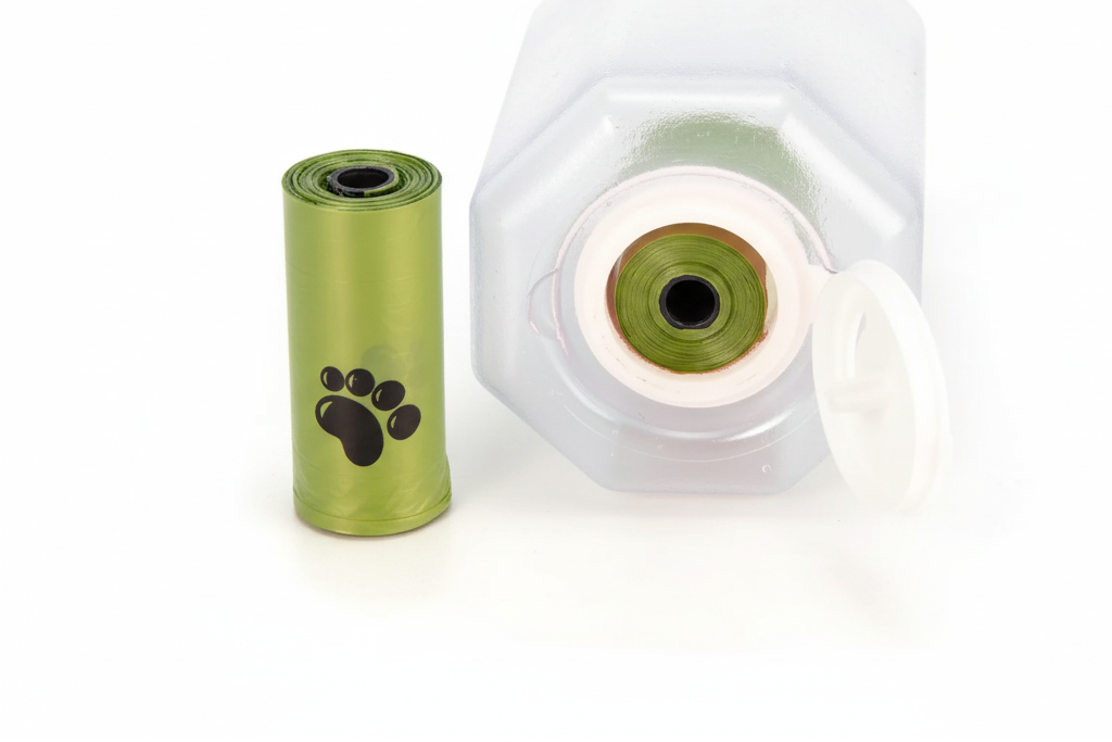 Portable Dog Water Bottle with Waste Bag Dispenser