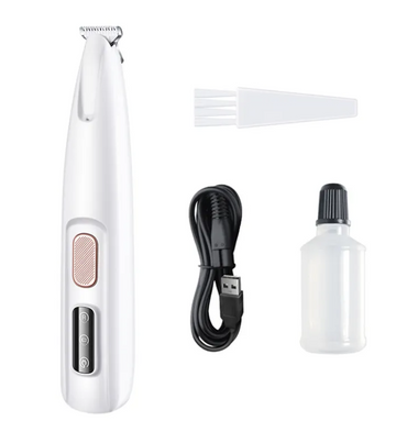 Pet Hair Trimmer | Quiet, USB Rechargeable Grooming Shaver